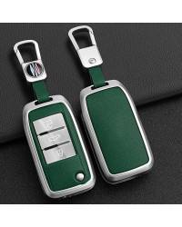 Funda de aleación de Zinc para llave de coche, carcasa de soporte Fob para Roewe RX5, MG3, MG5, MG6, MG7, MG, ZS, GT, GS, 350, 3