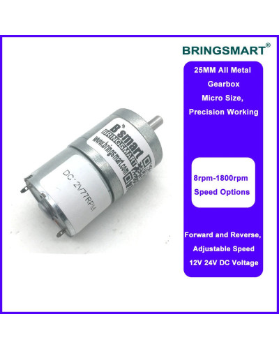 Wholesale JGA25-310 Mini Motor 3-12v Gear Motor 7-1818rpm DC Motor Low