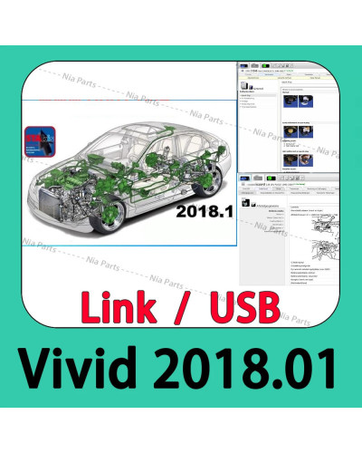 Vivid workshop DATA 2018 VM Diagnostic software Repair equipment obd2 