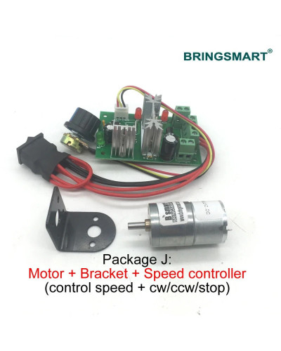 Wholesale JGA25-310 Mini Motor 3-12v Gear Motor 7-1818rpm DC Motor Low