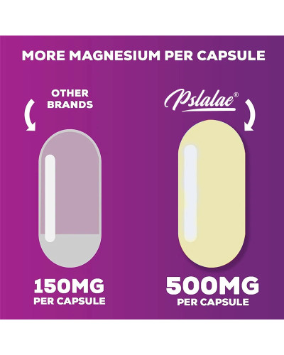 Cápsulas de citrato de magnesio, 1000 Mg, máxima absorción para músculos, nervios, huesos y salud del corazón, sin olor, sin GMO