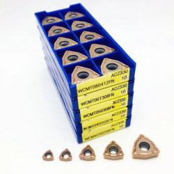 U drill WCMX030208 WCMX040208 WCMT050308 WCMT06T308 WCMT080412 FN ACZ330 Carbide WCMX turning insert CNC cutting tool WCMT