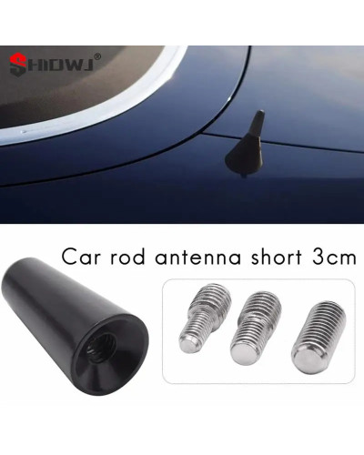 Antenna 3 Cm with M6/M5/M4 thread adapter Roof Antenna Short Pole Ante