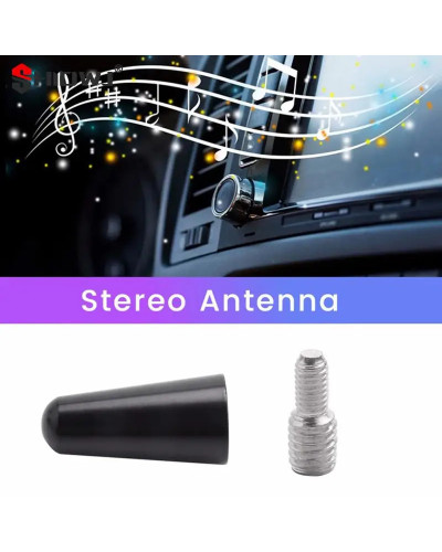 Antenna 3 Cm with M6/M5/M4 thread adapter Roof Antenna Short Pole Ante