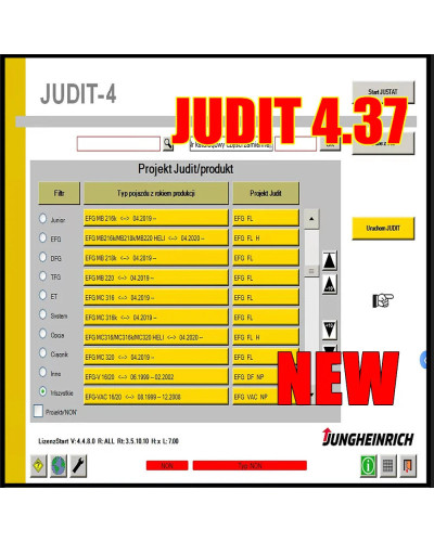 Newest JETI-Jungheinrich Judit -4 Diagnostic Software v4.37 Update To 