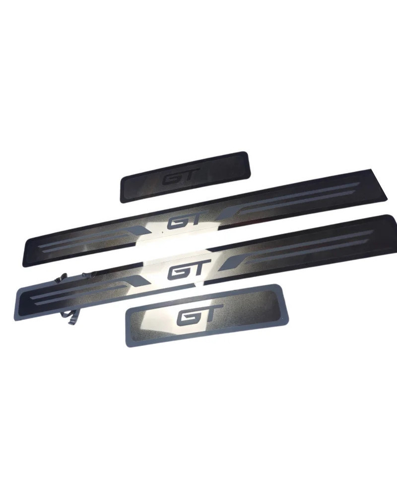 For GT Door Sill Protector Car Accessories Auto Threshold Scuff Plate 