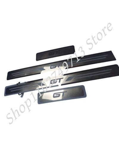 For GT Door Sill Protector Car Accessories Auto Threshold Scuff Plate 