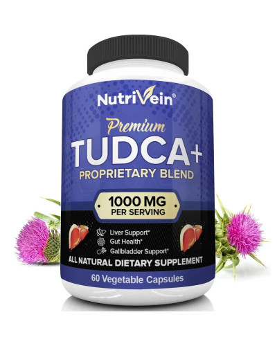 TUDCA-Suplemento de apoyo para la salud del ver, 1000 Mg, rico en antioxidante, limpieza estable, soporte para la vesícula bilia