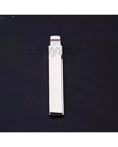 10PCS/LOT 67 KD Blade HU92 Car Key Blank for KEYDIY KD VVDI XHORSE JMD