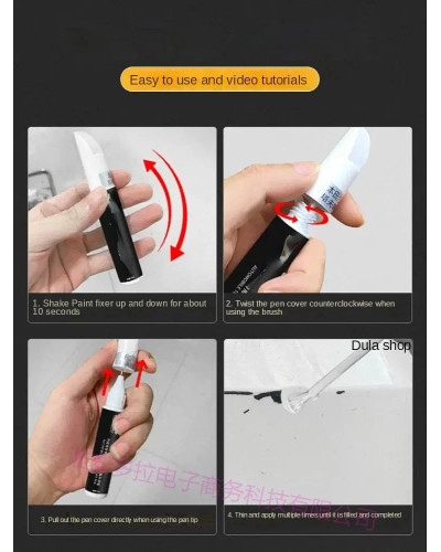 Paint Pen Suitable for SAIC MG RX5 Roewe RX5 Paint Fixer Elegant White