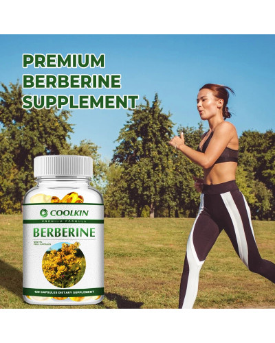 Suplemento de berberina Premium-1200 Mg por ración-Suplemento de berberina HCL, no soporta transgénicos