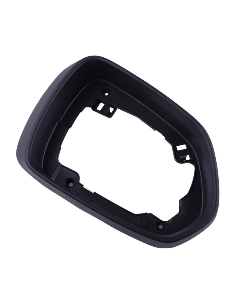 Front Right Side Door Wing Rear View Mirror Bezel Trim Cover Black Pla