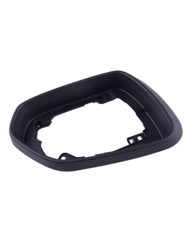 Front Right Side Door Wing Rear View Mirror Bezel Trim Cover Black Pla