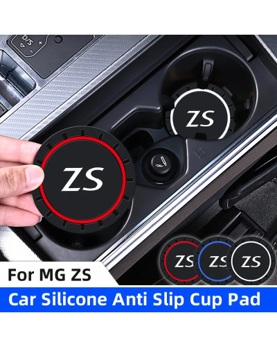 2pcs Car Cup Holder Anti Slip Insert Coasters Pads For MG ZS EV EZS 20