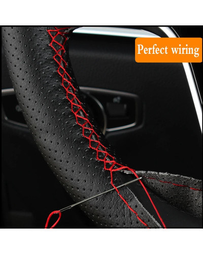 Braid Car Steering Wheel Cover For MG MULAN 2022-2023 Customize Microf