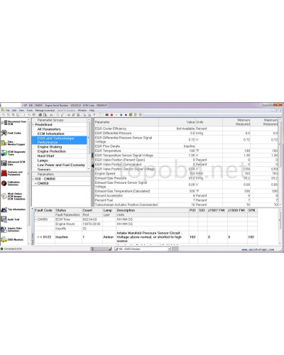 Cummins Insite 8.7 Pro Engine Diagnostic Softwar Fault code Engine dia