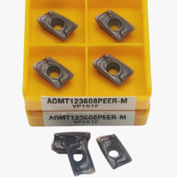 AOMT123608PEER M VP15TF carbide milling inserts indexable cutting milling inserts AOMT123608