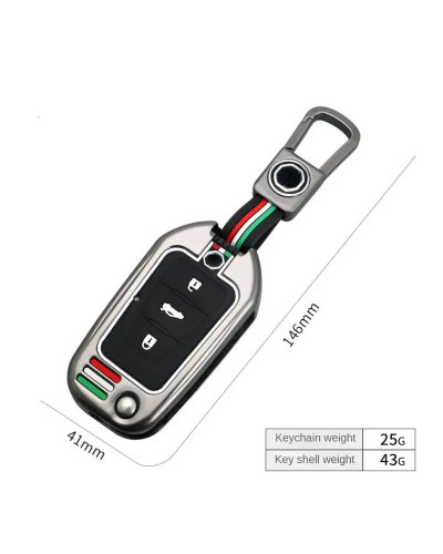 Cubierta de llave de coche de aleación de Zinc adecuada para MG ZS mg6 MG5, decoración de llave de coche, modificación de paquet