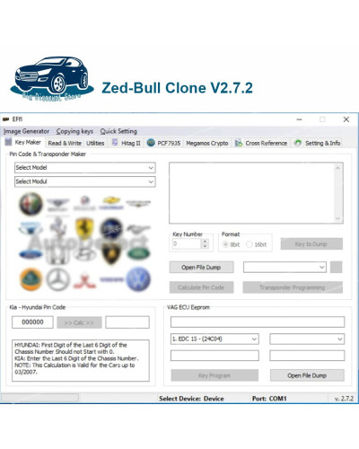 Zed Bull Key v2.7.2 Software Infinite Token Mini Zedbull Automatic Key