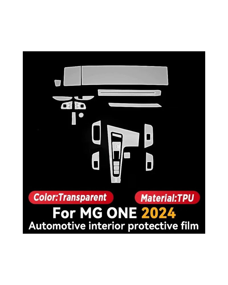 Película protectora antiarañazos para consola central de coche MG ONE 2024, tablero de navegación de TPU, accesorios interiores 