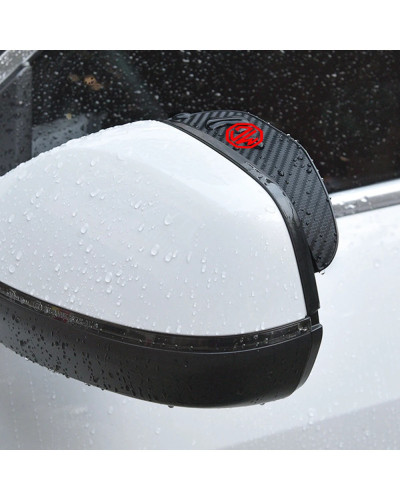 Cubierta de lluvia para espejo retrovisor de coche, accesorios de fibra de carbono para mg zs express MG 3 6 7 gs tf zr zt x-pow