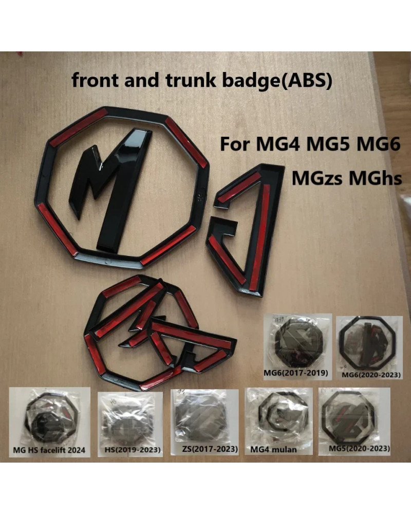 2/3pcs for MG car MG4 mulan HS ZS MG5 MG6 Center logo Front Emblem bad