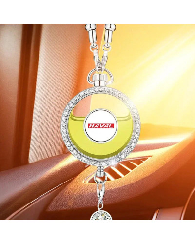 Car Logo Rear Mirror Hanging Air Freshener Auto Perfume Pendant For MG