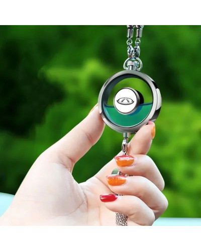 Car Logo Rear Mirror Hanging Air Freshener Auto Perfume Pendant For MG