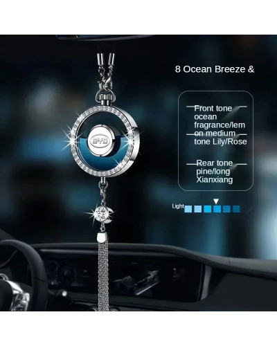 Car Logo Rear Mirror Hanging Air Freshener Auto Perfume Pendant For MG