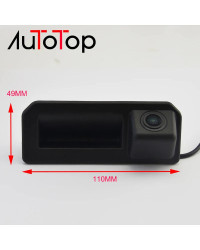 AUTOTOP-cámara de visión trasera para coche, accesorio para Audi A5 Q5 A3 8V Q7 A6 A4 A4L S4 RS4 B9 C-TREK Atlas Skoda Superb 3V