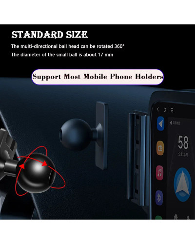 Car Mobile Phone Holder for MG4 EV MG 4 MuLan EH32 2022~2024 360° Rota