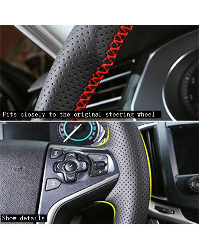 Customize DIY Car Steering Wheel Cover Microfiber Leather For MG ZS HS