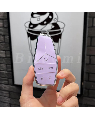 5 Buttons Soft TPU Full Cover Car Key Case Bag For MG ONE 2022 2023 20