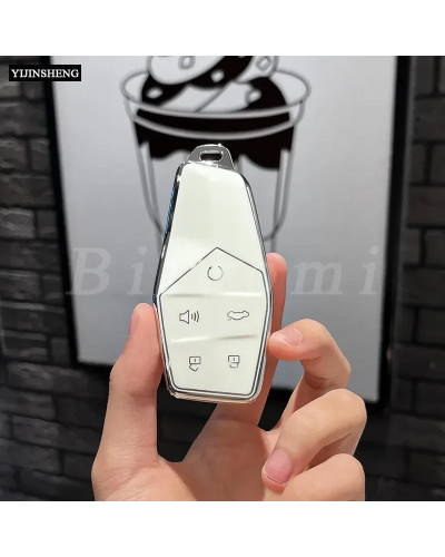 5 Buttons Soft TPU Full Cover Car Key Case Bag For MG ONE 2022 2023 20