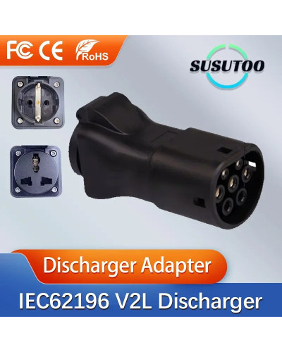 Electric vehicle Side Discharge Plug EV For MG Type2 Car Discharge EV 