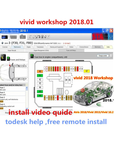 Newest Automotive Vivid 2018.01 Atris-Technik Europe Repair Software A