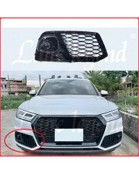 Luz antiniebla de parachoques delantero, lámpara de decoración de rejilla, embellecedor de cubierta para Audi Q5, Q5L, estilo SQ