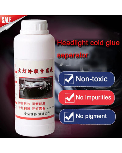 500ml Car Headlamp Removal Fluid Separation Glass Lens Headlight Cold 