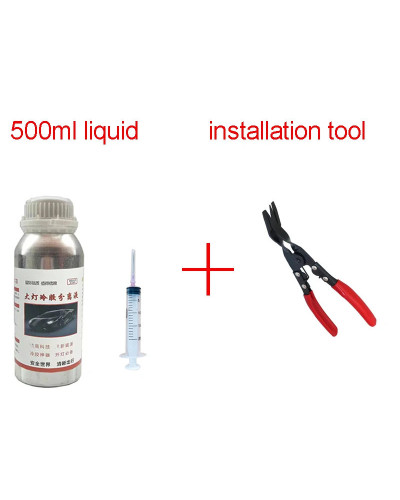 500ml Car Headlamp Removal Fluid Separation Glass Lens Headlight Cold 