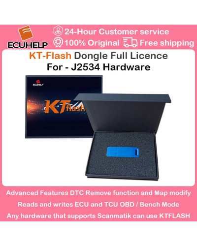 Ecuhelp New KTFlash strong function software support Clone DTC remove 