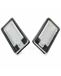 Lámpara de luz de matrícula de 18 LED 6000K para Audi A3 S3 A4 S4 B6 B7 A6 S6 A8 Q7, sin Error Canbus