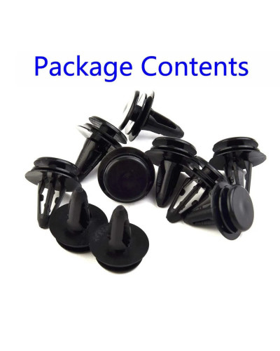 10pcs/set Car Rear Boot Load Covers Parcel Shelf String Cords Clip Ret