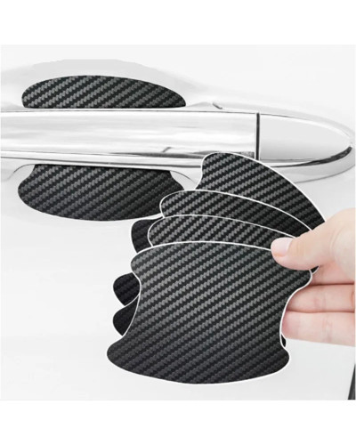 4pcs Car Door Sticker Carbon Fiber Styling Scratches Cover For Jetta M