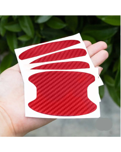 4pcs Car Door Sticker Carbon Fiber Styling Scratches Cover For Jetta M