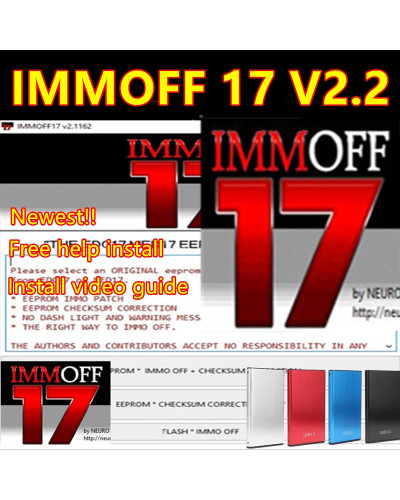 2024 hot sell,IMMO OFF Newest IMMOFF17 Software EDC17 with keygen Immo