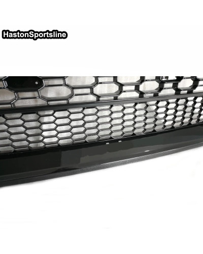 Cubierta frontal de panal para coche, parrilla de estilo deportivo RSQ5 Quatt, color negro brillante para Audi Q5 SQ5 Sline 2017