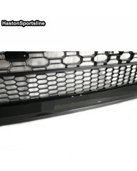 Cubierta frontal de panal para coche, parrilla de estilo deportivo RSQ5 Quatt, color negro brillante para Audi Q5 SQ5 Sline 2017