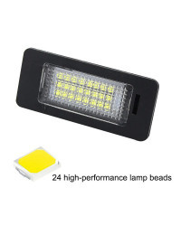 2 luces LED CANbus para matrícula de coche, accesorios de 12V para Audi A4, b8, A5, S5, Q5, TT, RS, VW, Volkswagen Passat 5D, R3