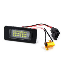 2 luces LED CANbus para matrícula de coche, accesorios de 12V para Audi A4, b8, A5, S5, Q5, TT, RS, VW, Volkswagen Passat 5D, R3