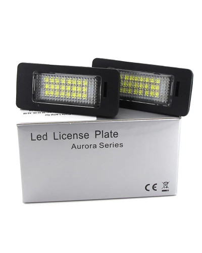 2 luces LED CANbus para matrícula de coche, accesorios de 12V para Audi A4, b8, A5, S5, Q5, TT, RS, VW, Volkswagen Passat 5D, R3